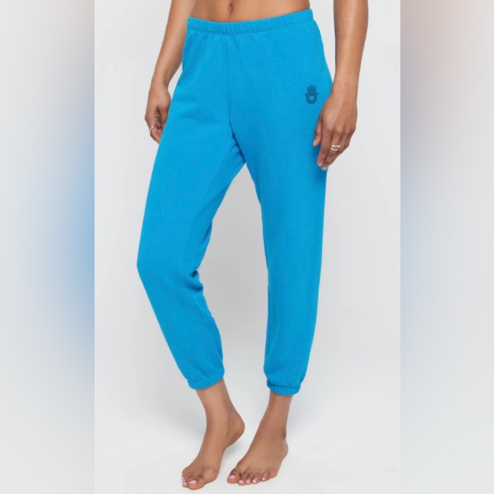 NWT Spiritual Gangster Hamsa Luna Sweatpant Joggers- Women’s XS- Azul